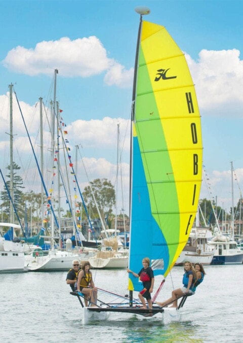 Sail Boat Hire Noosa - Hobie Getaway Family Catamaran